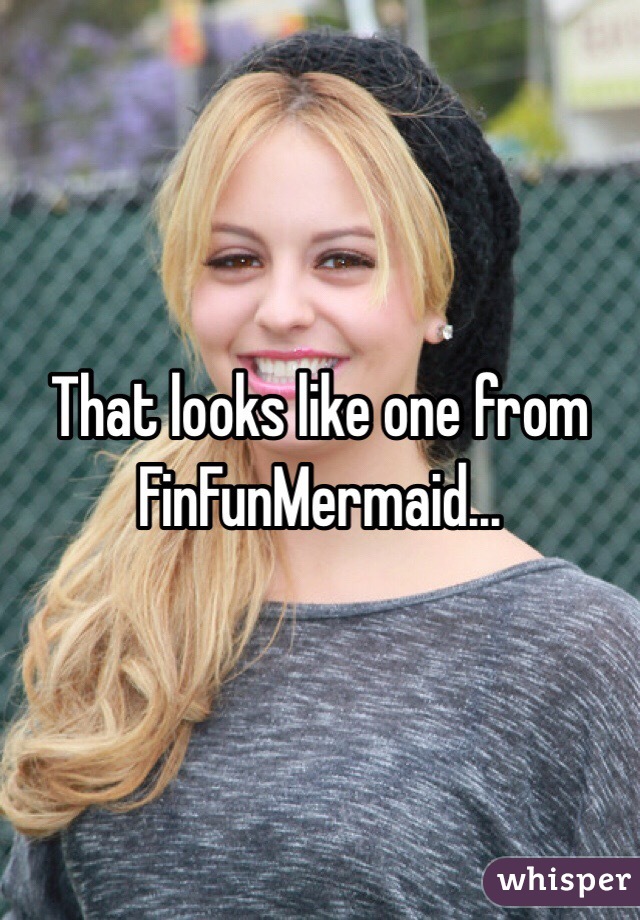 That looks like one from FinFunMermaid... 