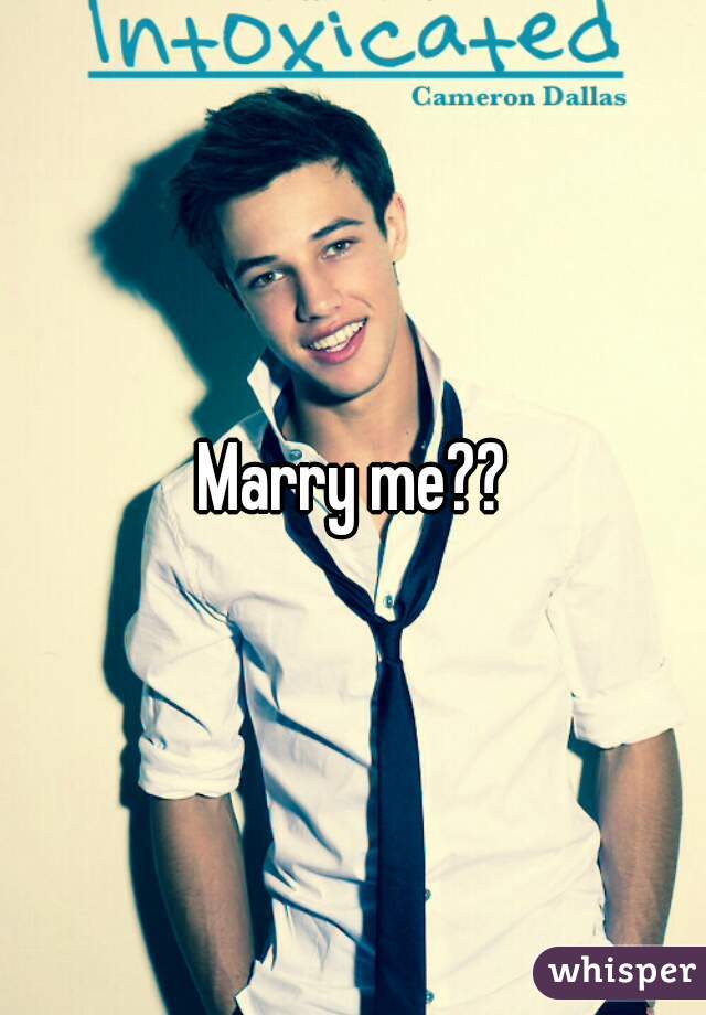 Marry me??