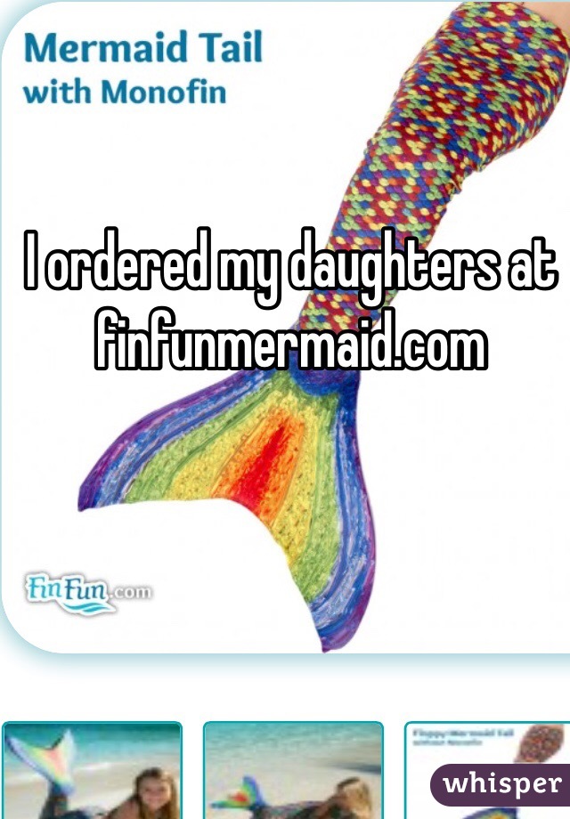 I ordered my daughters at finfunmermaid.com 