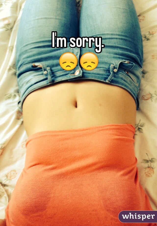 I'm sorry.
😞😞