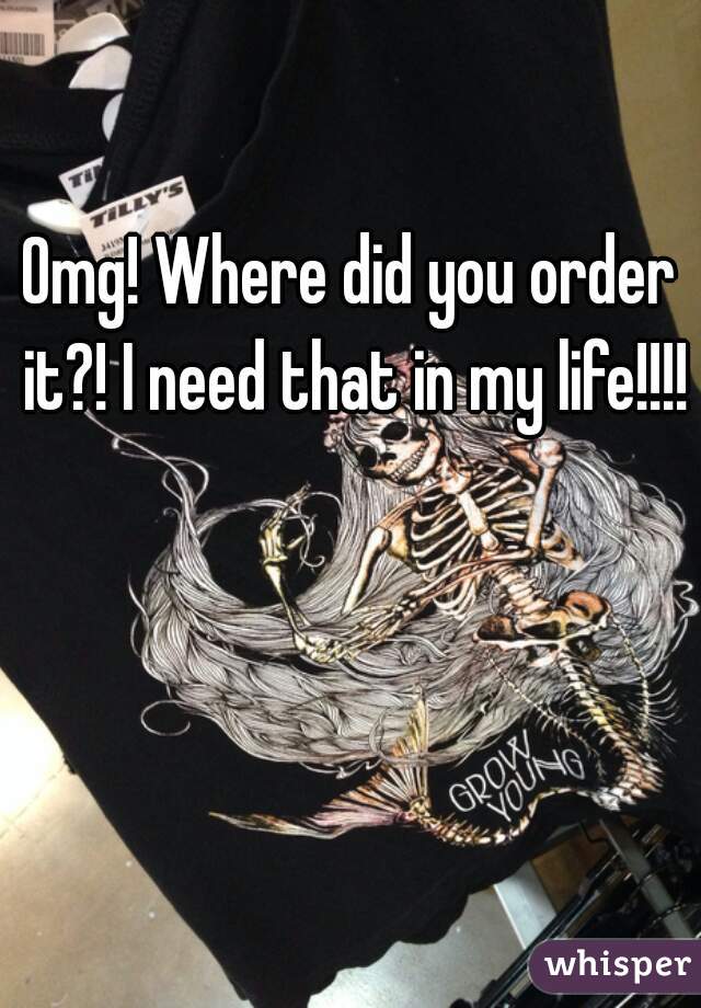 Omg! Where did you order it?! I need that in my life!!!!