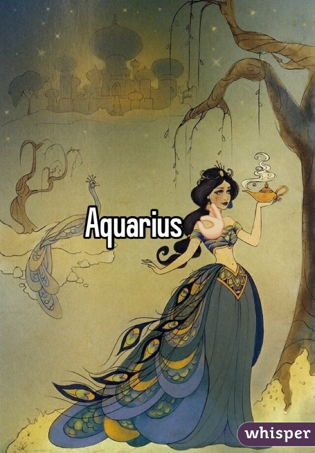 Aquarius 👌🏼 