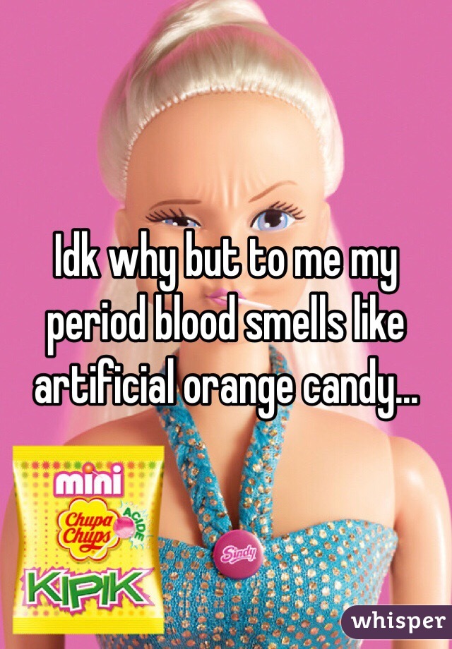 Why is my menstrual blood orange?