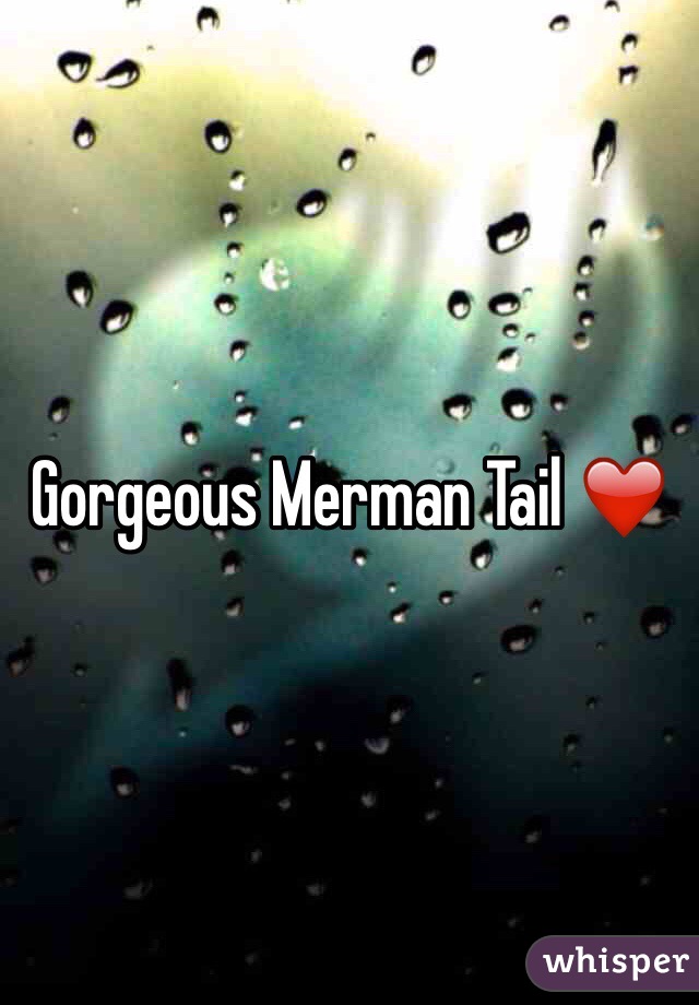 Gorgeous Merman Tail ❤️