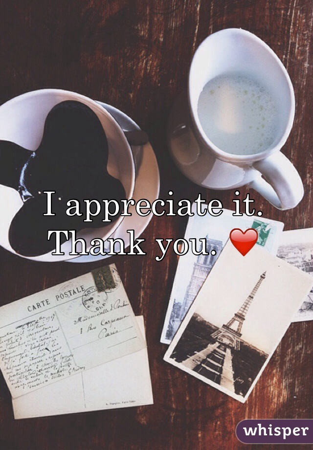 I appreciate it. Thank you. ❤️
