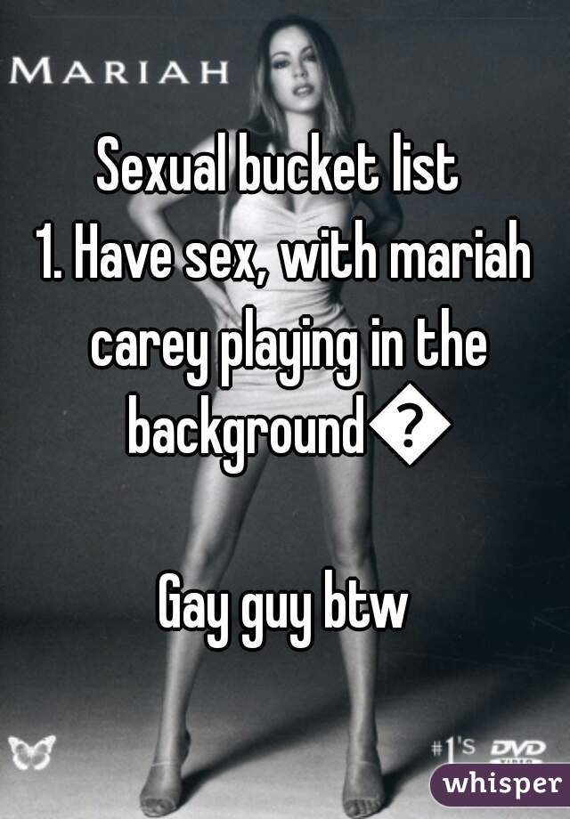 gay sex bucket list