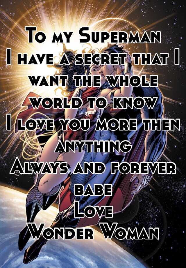 you are my superman quotes