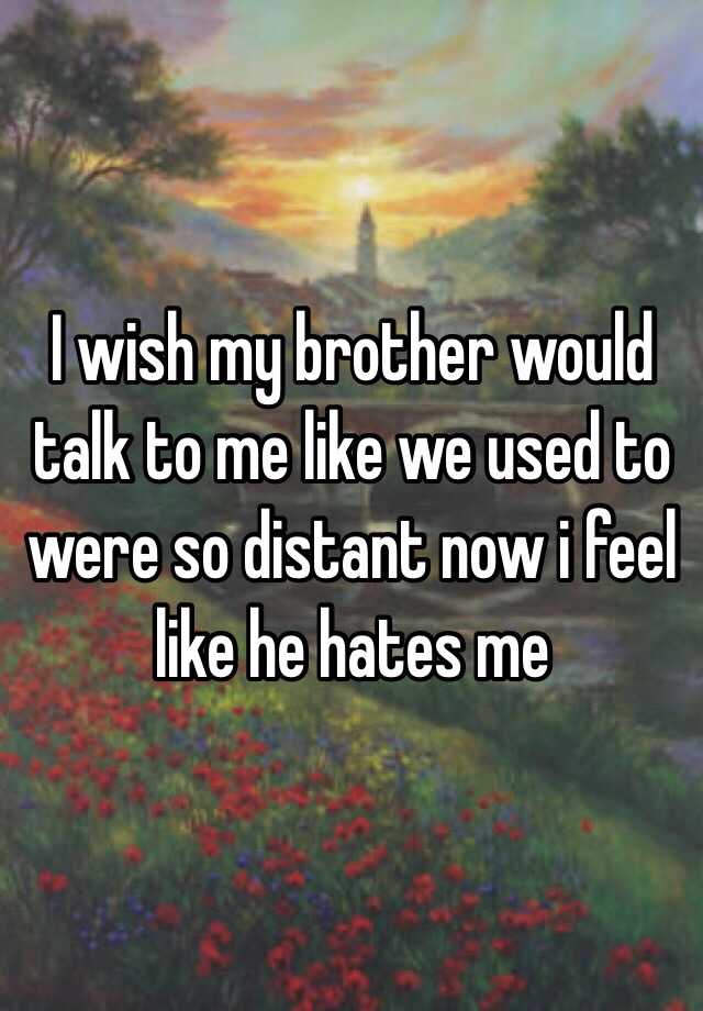 i-wish-my-brother-would-talk-to-me-like-we-used-to-were-so-distant-now