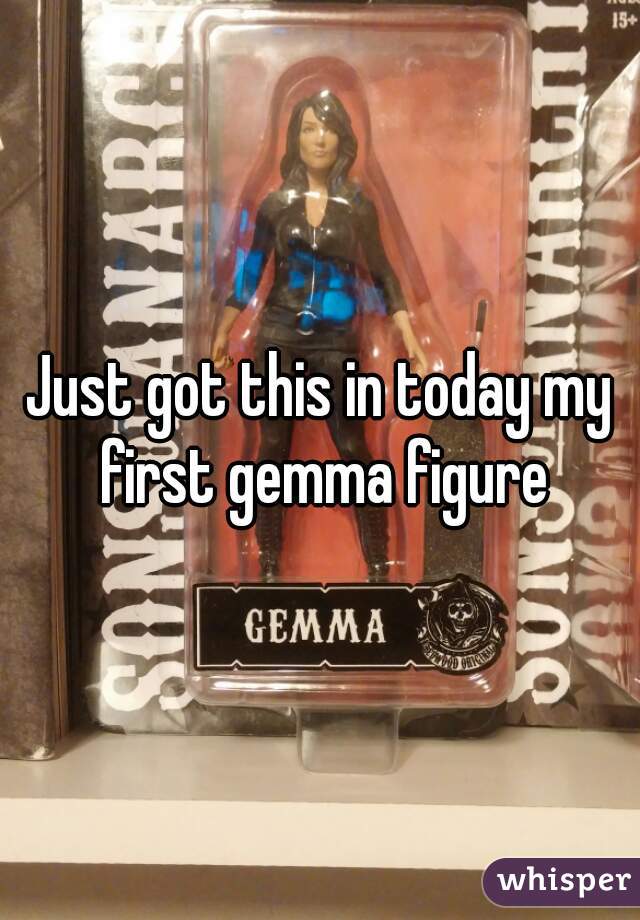 Just got this in today my first gemma figure