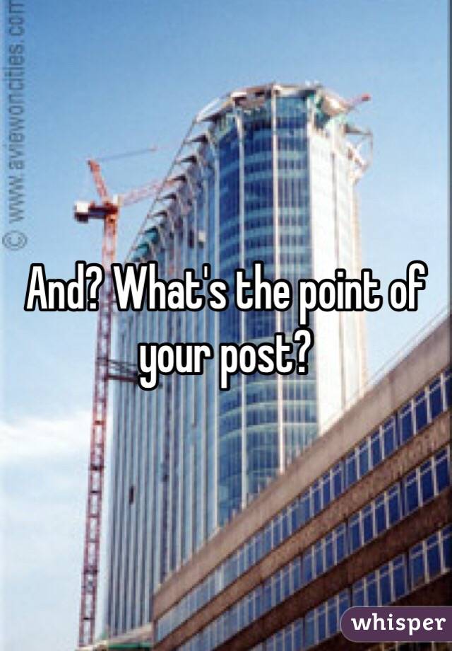 And? What's the point of your post?