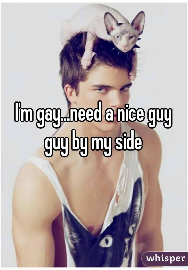 I'm gay...need a nice guy guy by my side 