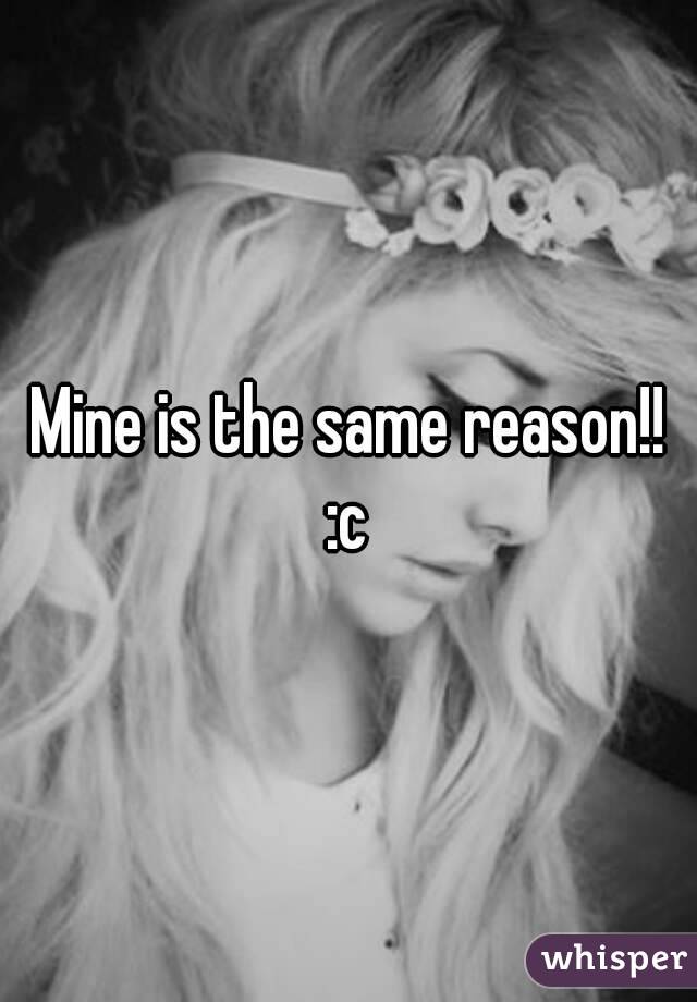 Mine is the same reason!! :c 