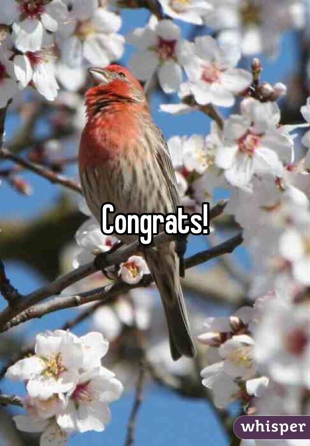 Congrats!