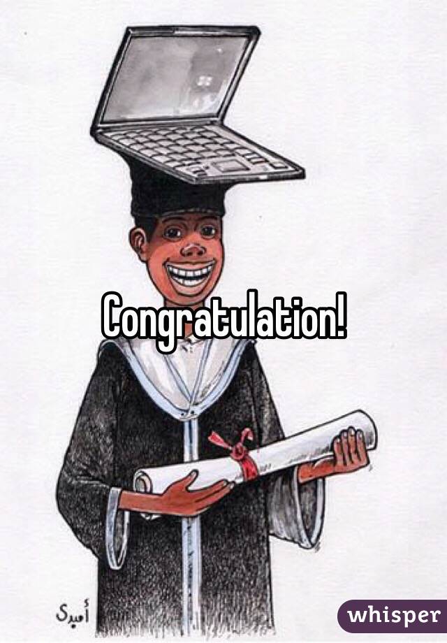 Congratulation!