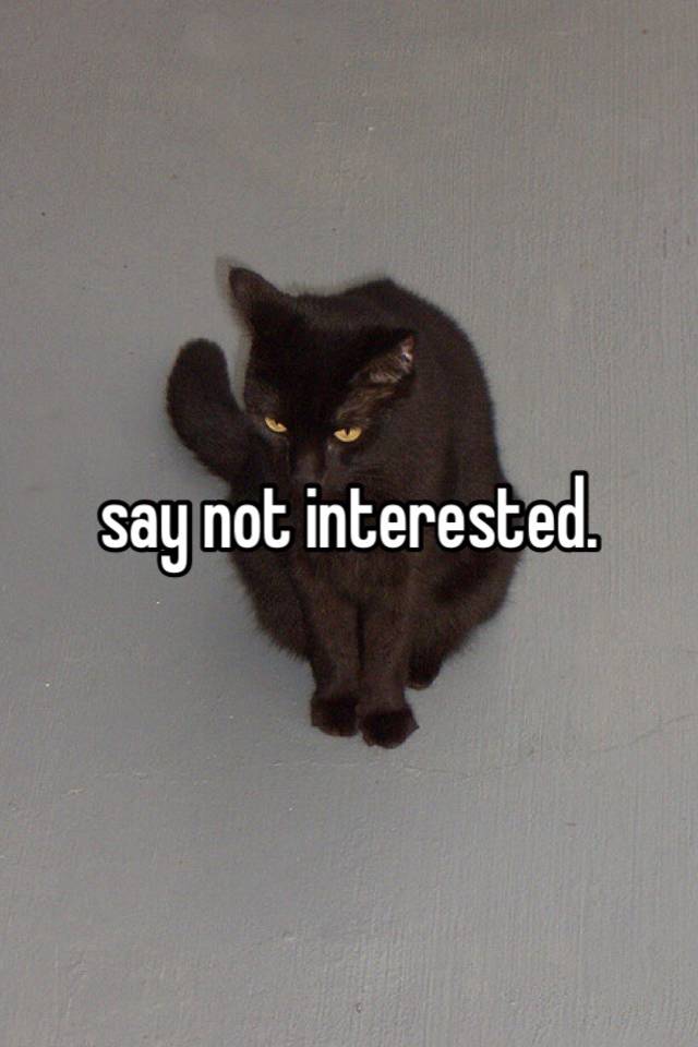 say-not-interested