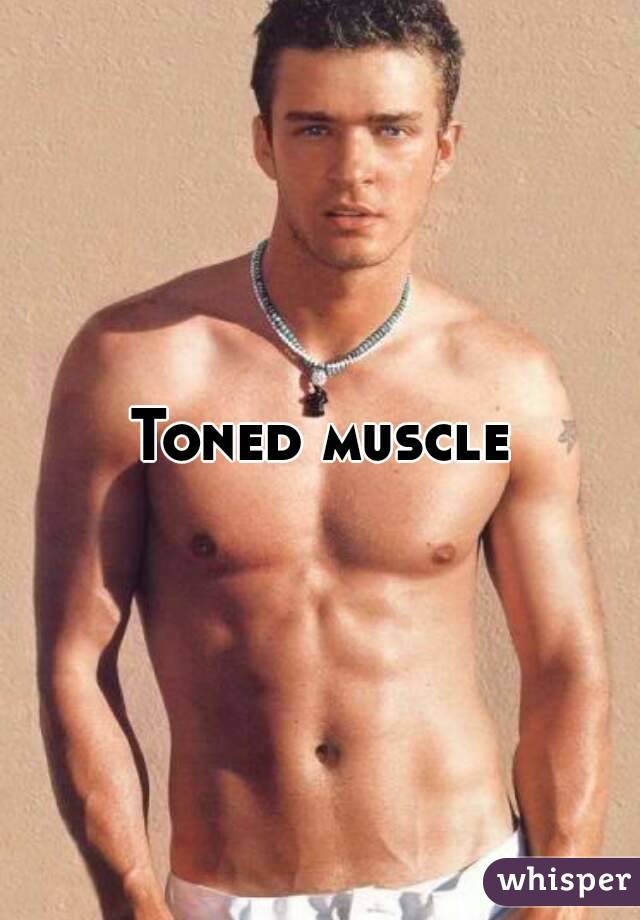 Toned muscle