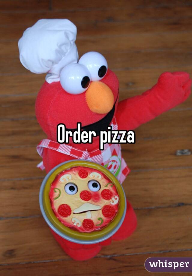 Order pizza 