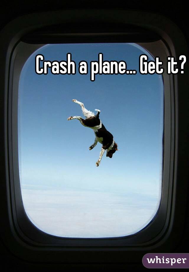 Crash a plane... Get it?