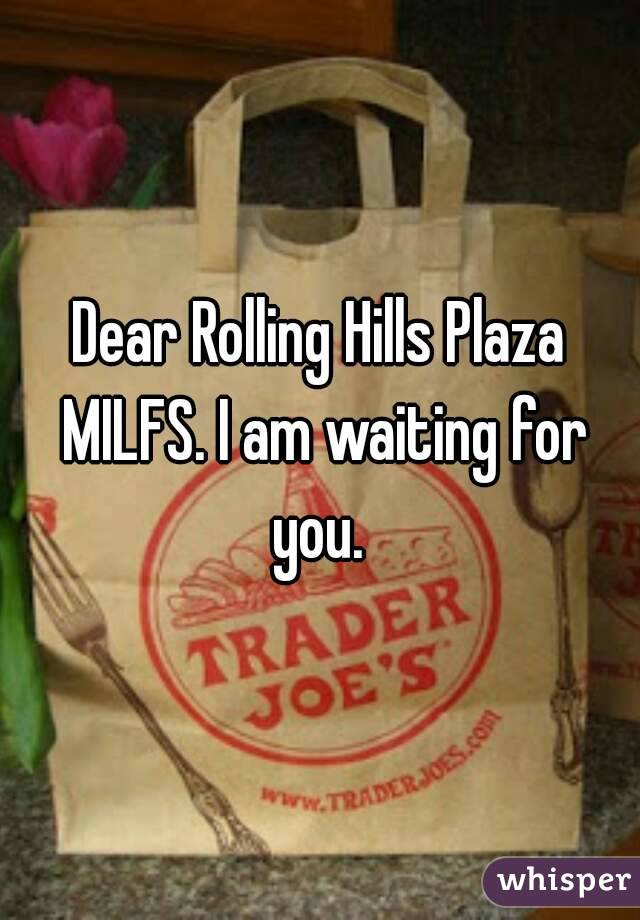 Dear Rolling Hills Plaza MILFS. I am waiting for you. 