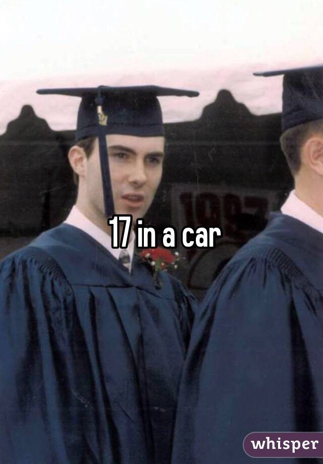 17 in a car