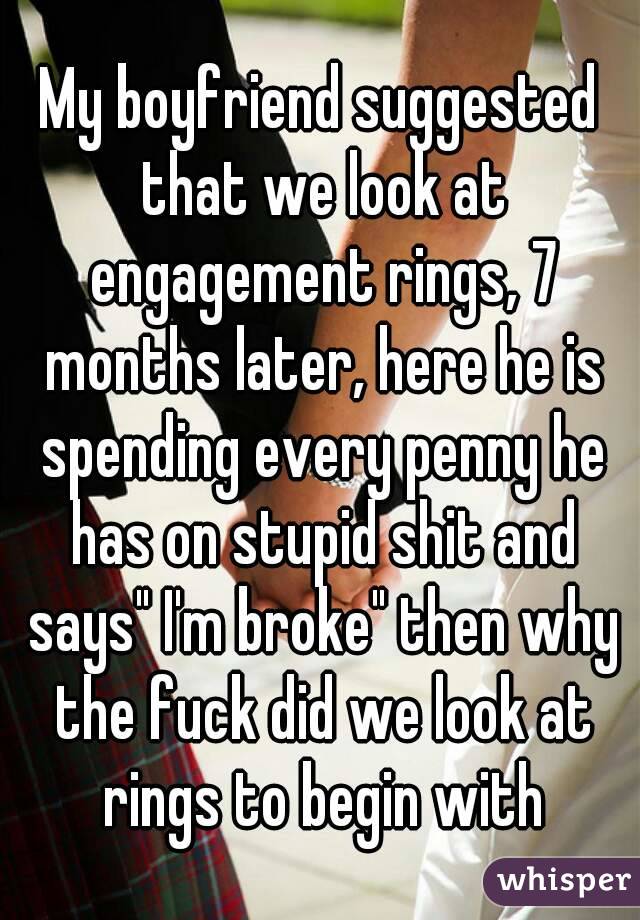 Why engagement rings are stupid