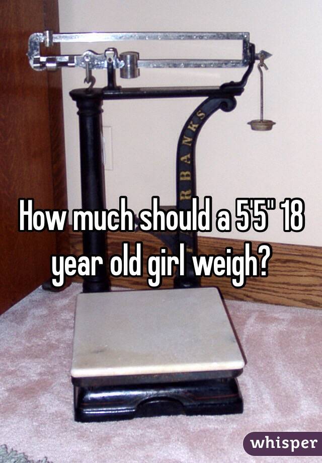 how-much-should-a-5-5-18-year-old-girl-weigh