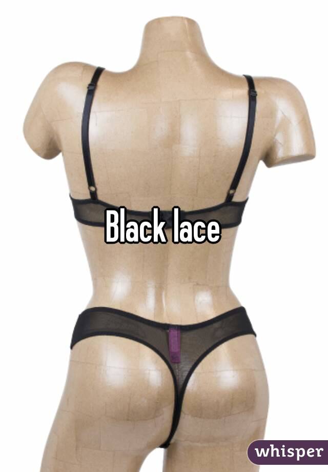 Black lace