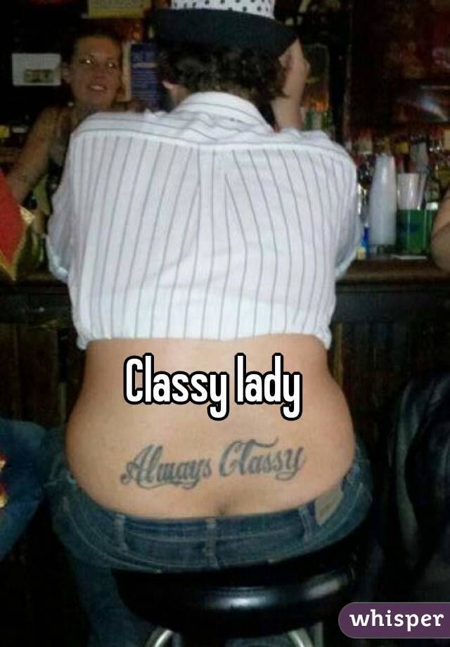 Classy lady