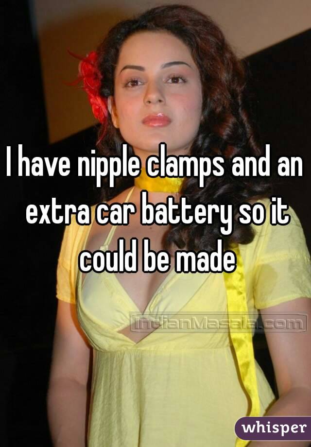 I have nipple clamps and an extra car battery so it could be made