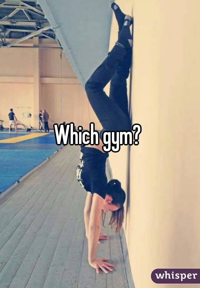 Which gym? 