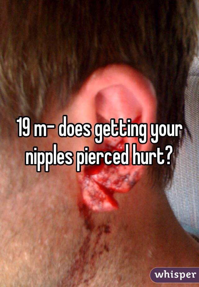 Does Getting Your Nipples Pierced Hurt 109