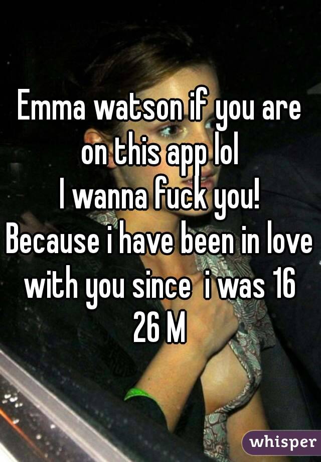 Emma watson fuck