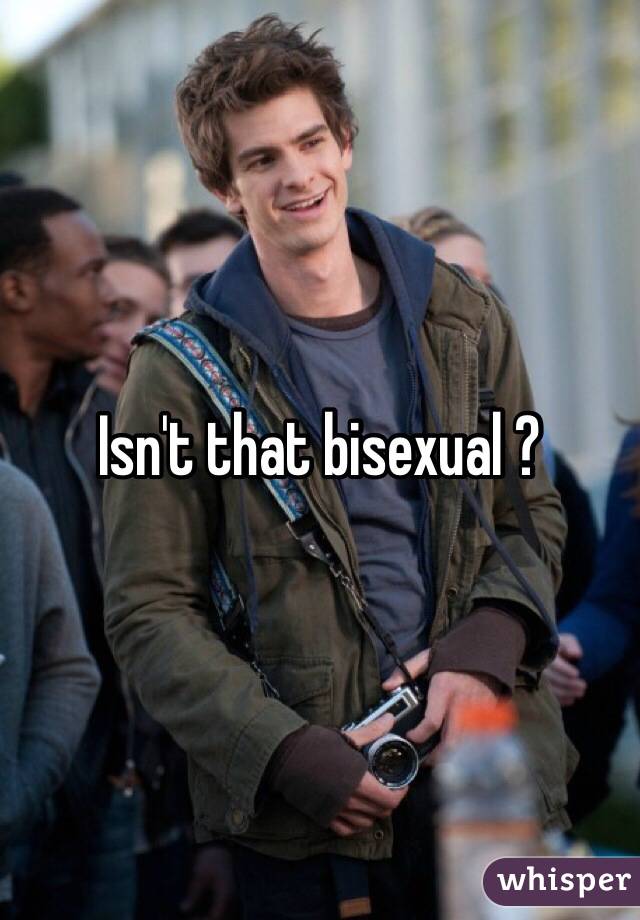 Isn't that bisexual ?