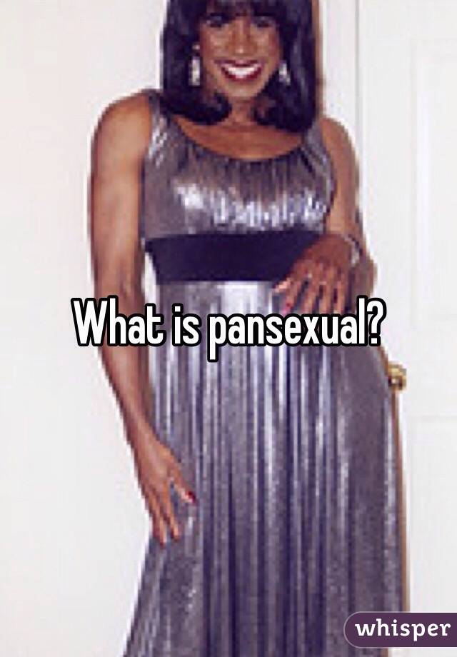 What is pansexual?