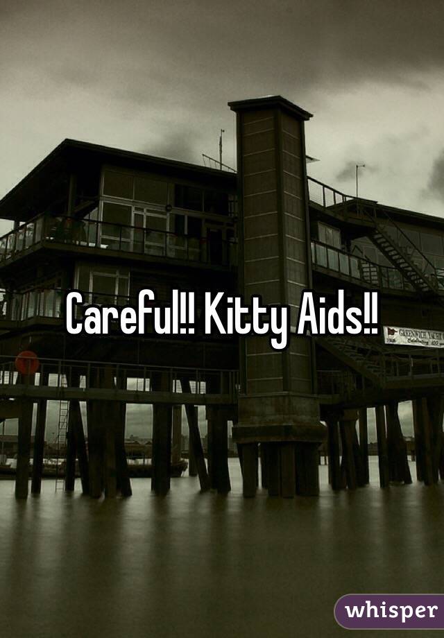 Careful!! Kitty Aids!!