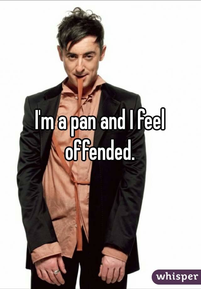 I'm a pan and I feel offended. 