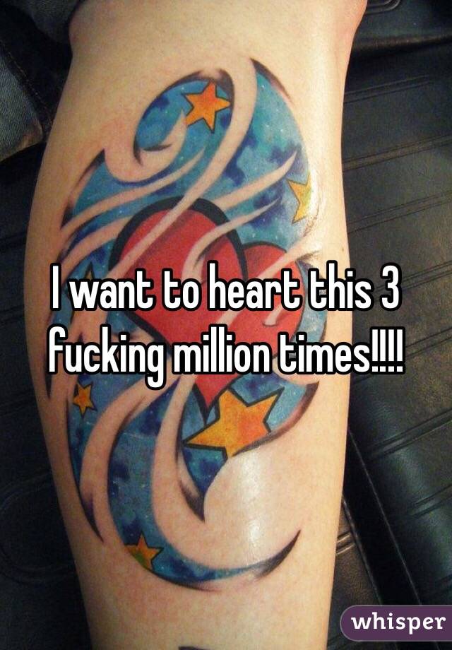 I want to heart this 3 fucking million times!!!!