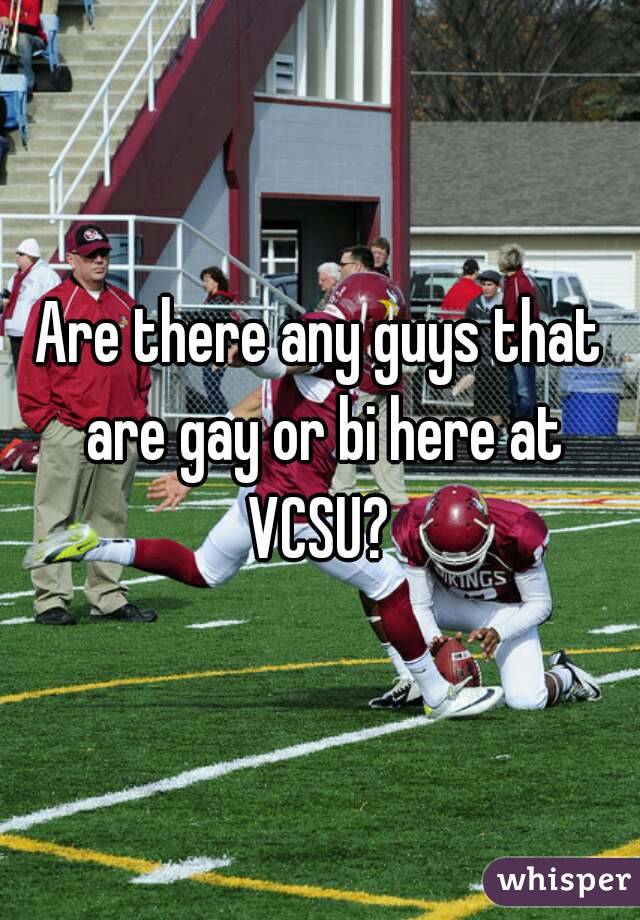 Are there any guys that are gay or bi here at VCSU? 