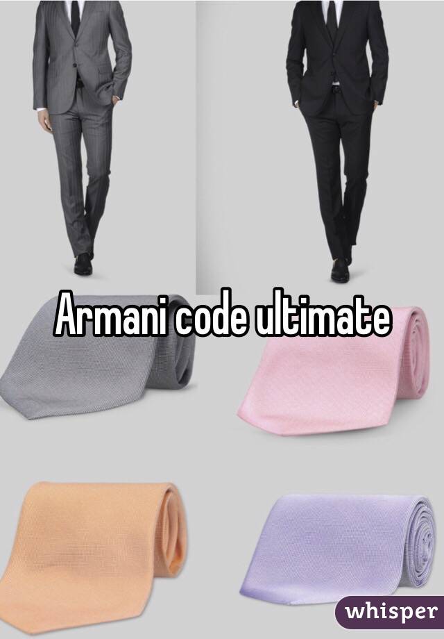 Armani code ultimate 