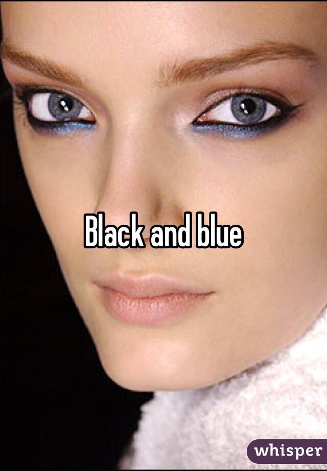 Black and blue 