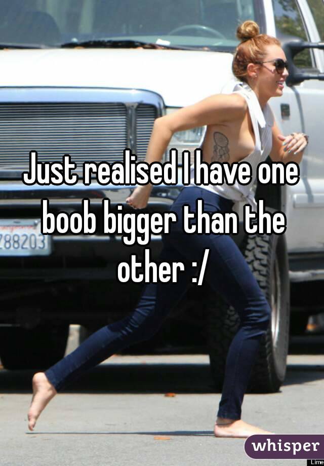 One Boob Is Bigger 80