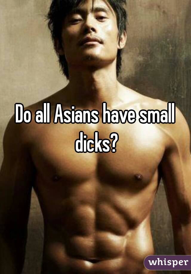 Do Asians Have Small Penis 113