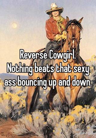 Big White Ass Reverse Cowgirl