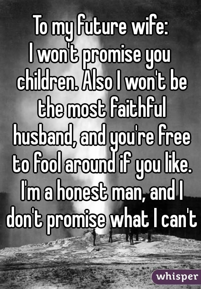promises Future spank husband to