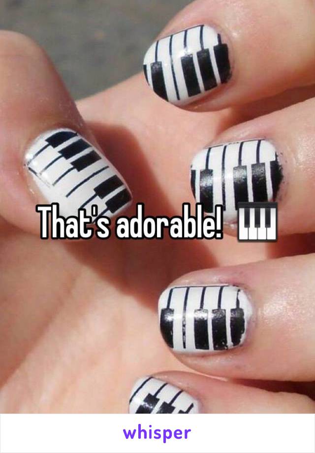 That's adorable!  🎹