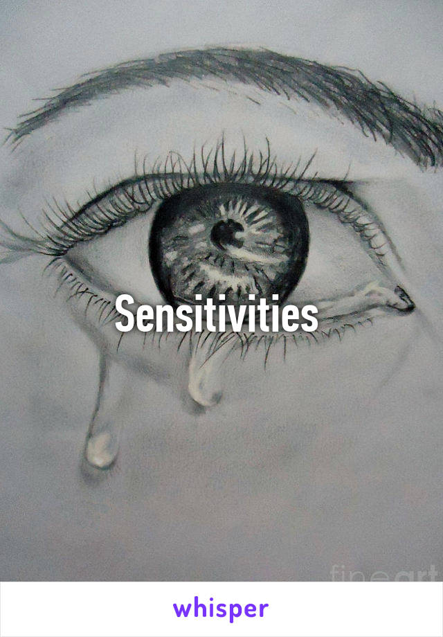 Sensitivities 