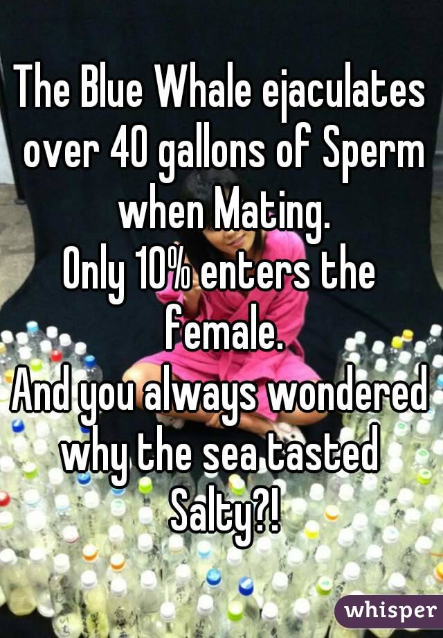 tasting sperm Salty