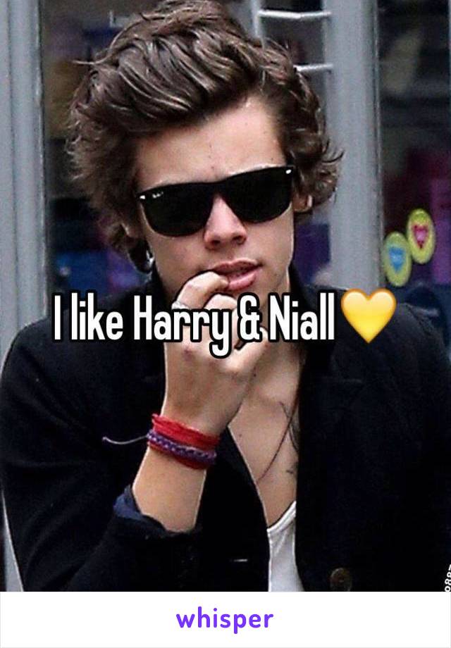 I like Harry & Niall💛