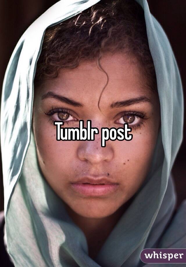 Tumblr post