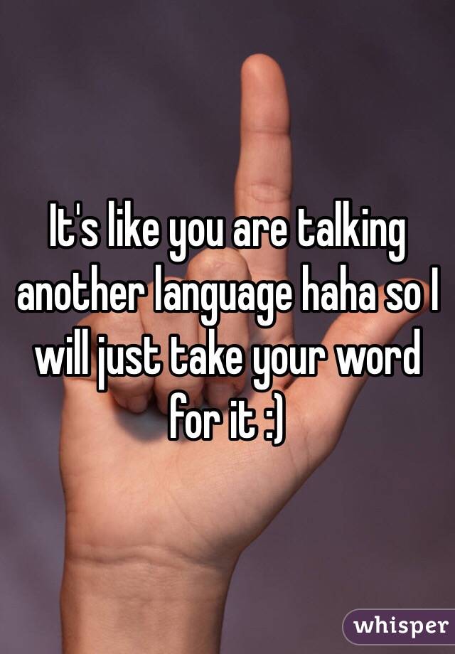 It's like you are talking another language haha so I will just take your word for it :) 